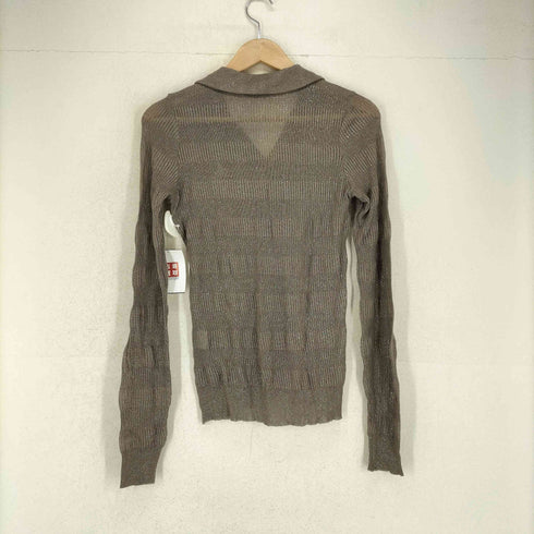 ヒステリックグラマー HYSTERIC GLAMOUR ワンポイント刺繍ニットポロシャツ Y2K レディース  free